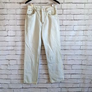 ZARA Button Fly light wash Cotton Jeans
